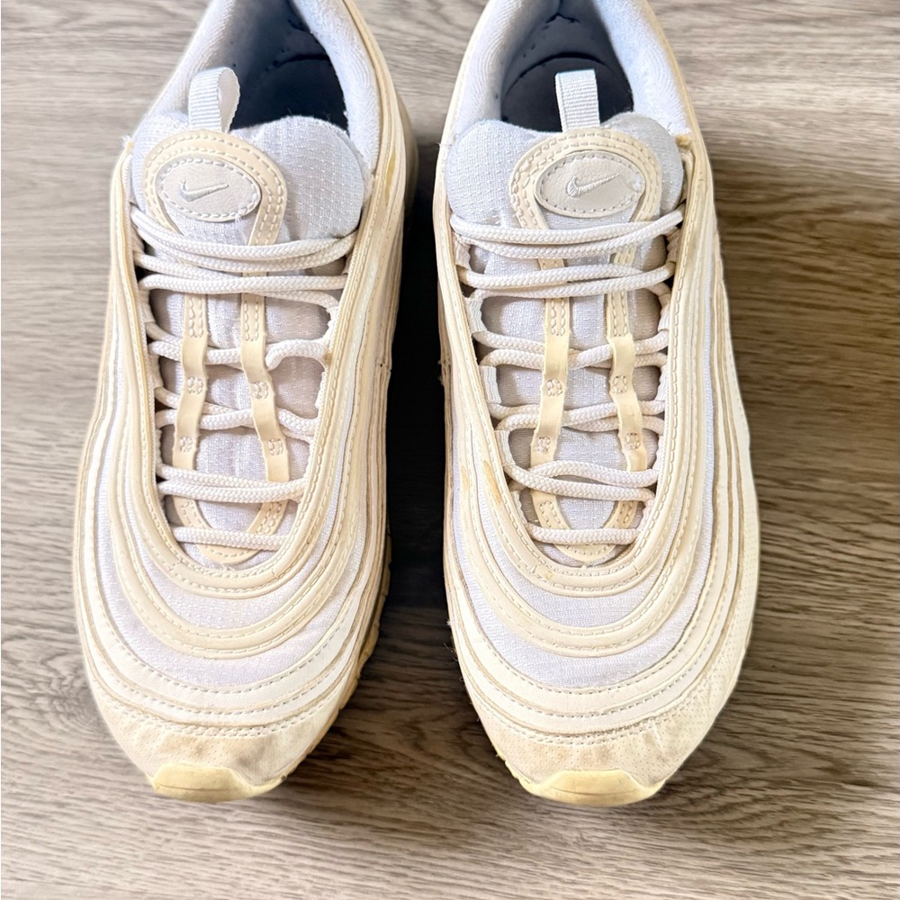 Nike Women's Sneakers in Cream and Beige